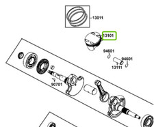 PISTON KYMCO MXU 500/550