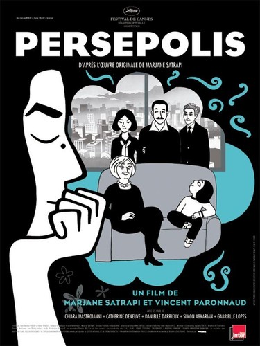 Persepolis affiche cinéma - persepolis,