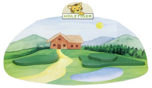 Décor holztiger avec - holztiger, support