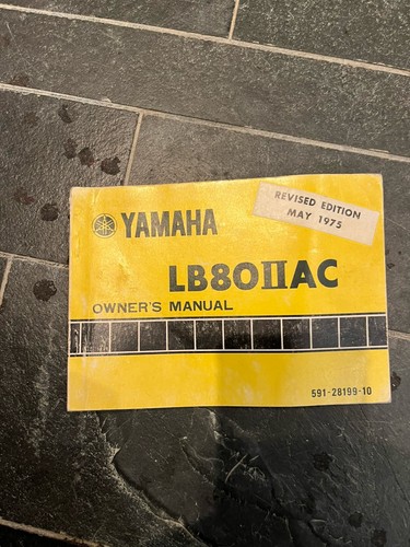 Chappy yamaha 80cc manuel - chappy,