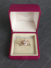 bague tank ancienne en argent