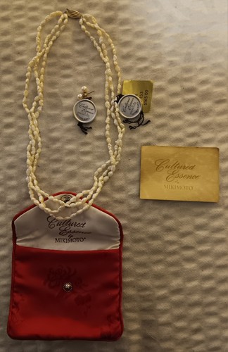 Vtg mikimoto cultured - vtg, ii