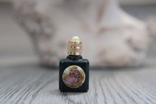 3.6 cm high, empty perfume miniature, Fragonard gallant scene, empty bottle