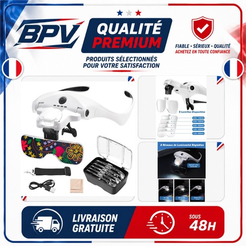 Loupe lunettes led usb - loupe,
