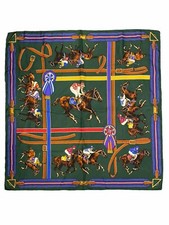 LONGCHAMP PARIS LA COMPETITION WOMEN'S SCARF SCARF VINTAGE JHF3864