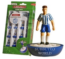 SHEFFIELD WED. SUBBUTEO TEAM. PAUL LAMOND TABLE SOCCER. SUBBUTEO TABLE FOOTBALL