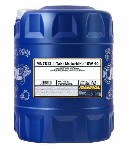 Litres mannol temps moto - 20,