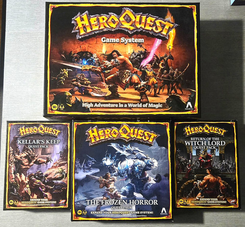 Heroquest game system lot 4 - heroquest,