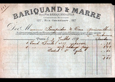 PARIS (XI°) MACHINE TOOLS & MEASURING INSTRUMENTS ""BARIQUAND & MARRE"" in 1897