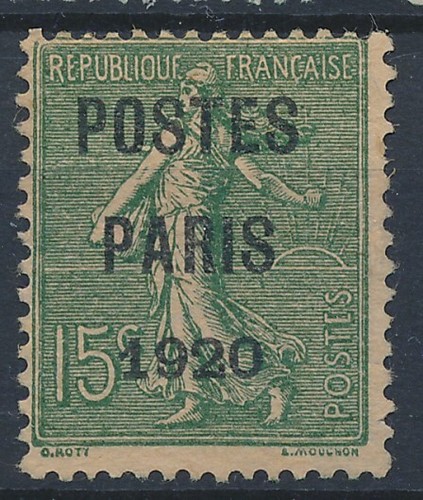 Timbre france préo - obl, 1