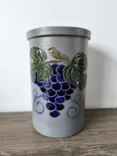 ANCIEN POT GRÈS ÉMAILLÉ