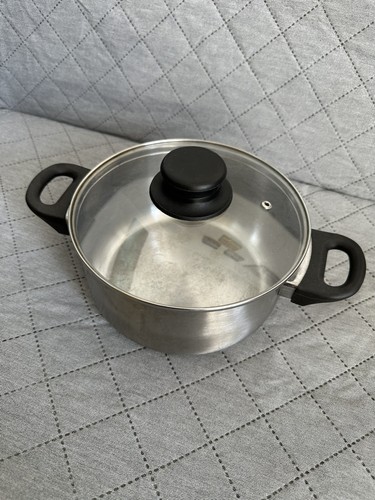Casserole inox avec - , couvercle
