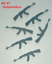 LOT DE 6 FUSILS D'ASSAUT NEUFS - Kalachnikov AK-47 - POUR METTRE LE PLAYMOBIL
