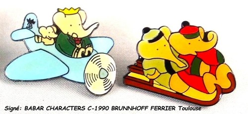 Babar avion luge - bd, babar_avion