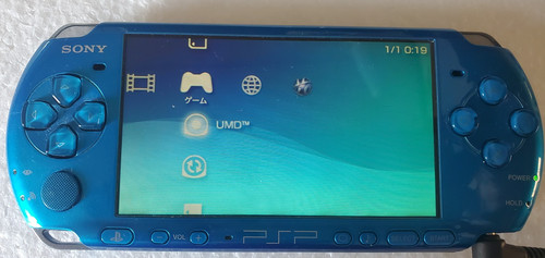 Console sony psp 3000 - psp-3000, bleu