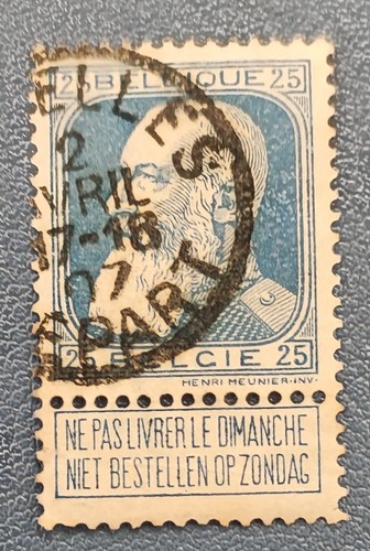 Timbre belgique belgie 1905 - belgique,