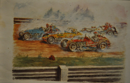 Gravure sprint car - gravure, sprint-car