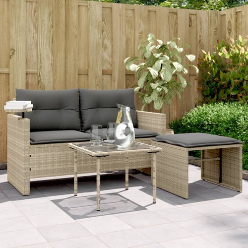 Salon jardin avec coussins - salon,