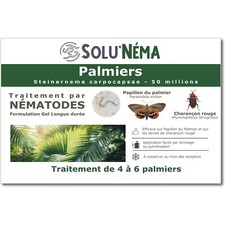 SOLUNEMA - Nématodes Contre Papillon du Palmier et Charançon Rouge - 50 millions