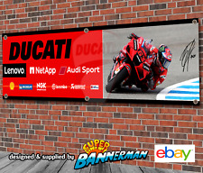 Ducati Lenovo 2021 Moto GP Francesco Bagnaia Banner for Garage, Workshop, LARGE