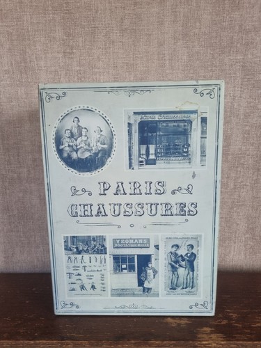 Boîte métal paris chaussures - paris,