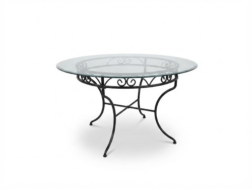 Table ronde avec plateau - , en