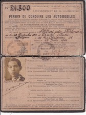 Cochinchine Saigon : Permis de
