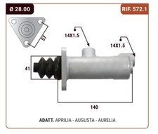 Pompe Frein Lancia Aprilia