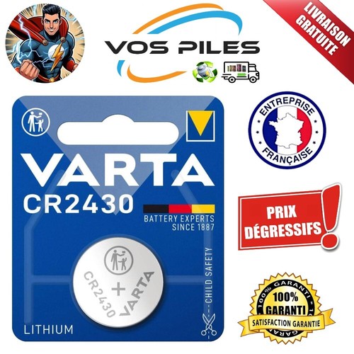 Pile bouton varta lithium - pile,