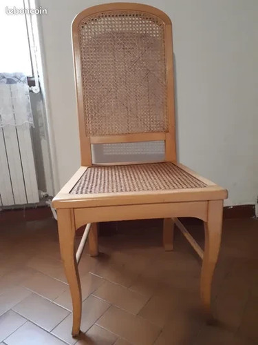 Chaises cannées pour - salle, à