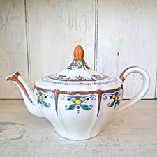 RARE Vtg Boch Frères Keramis 'Astrid' Art Deco Porcelain Teapot Charles Catteau