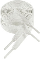 Lacets Plats Blancs 130 cm