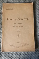 Livre à chanter pour la