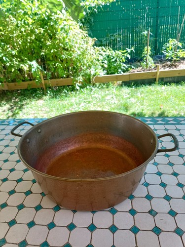 Ancienne bassine confiture - bassine,