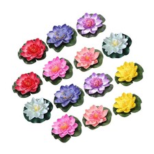 14pcs fleurs artificielles