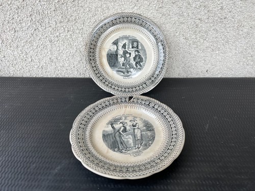 Assiettes anciennes - assiettes,