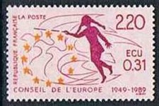 France 1998 yt n° SE100 MNH ** Conseil de l'Europe