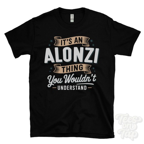 Alonzi thing you - it's, an
