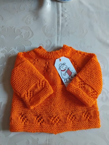 Fait main gilet bébé - , tricot
