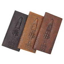 Portefeuille long en cuir pour