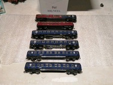 Lot de 6 voitures voyageurs, Märklin, DB + DSG Et Autres Vendu Dans L État  HO