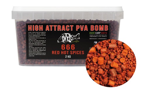 Over carp baits pva bomb - bomb, 2kg