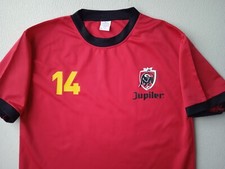 Jupiler Soccer Jersey Mens Size L Red/Yellow/Black Brasil 14