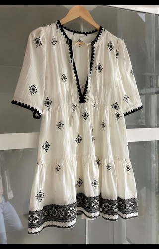 Robe femme bohème blanche