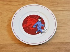 Assiette porcelaine Tintin. Le