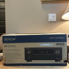 Denon AVR-X4700H 9.2-Channel 8K AV Receiver with 3D Audio