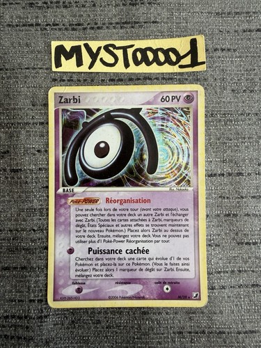 Carte pokémon zarbi holo - pokémon, m/28
