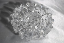 Vintage Cendrier en cristal épais 1,660kg