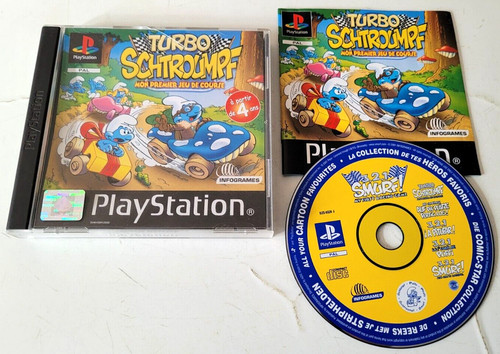 Turbo schtroumpf playstation - -,