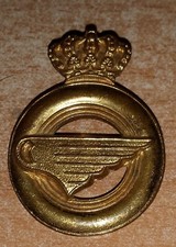 Insigne doré béret unités RASC (Royal Army Service Corps) belge 1945-1949